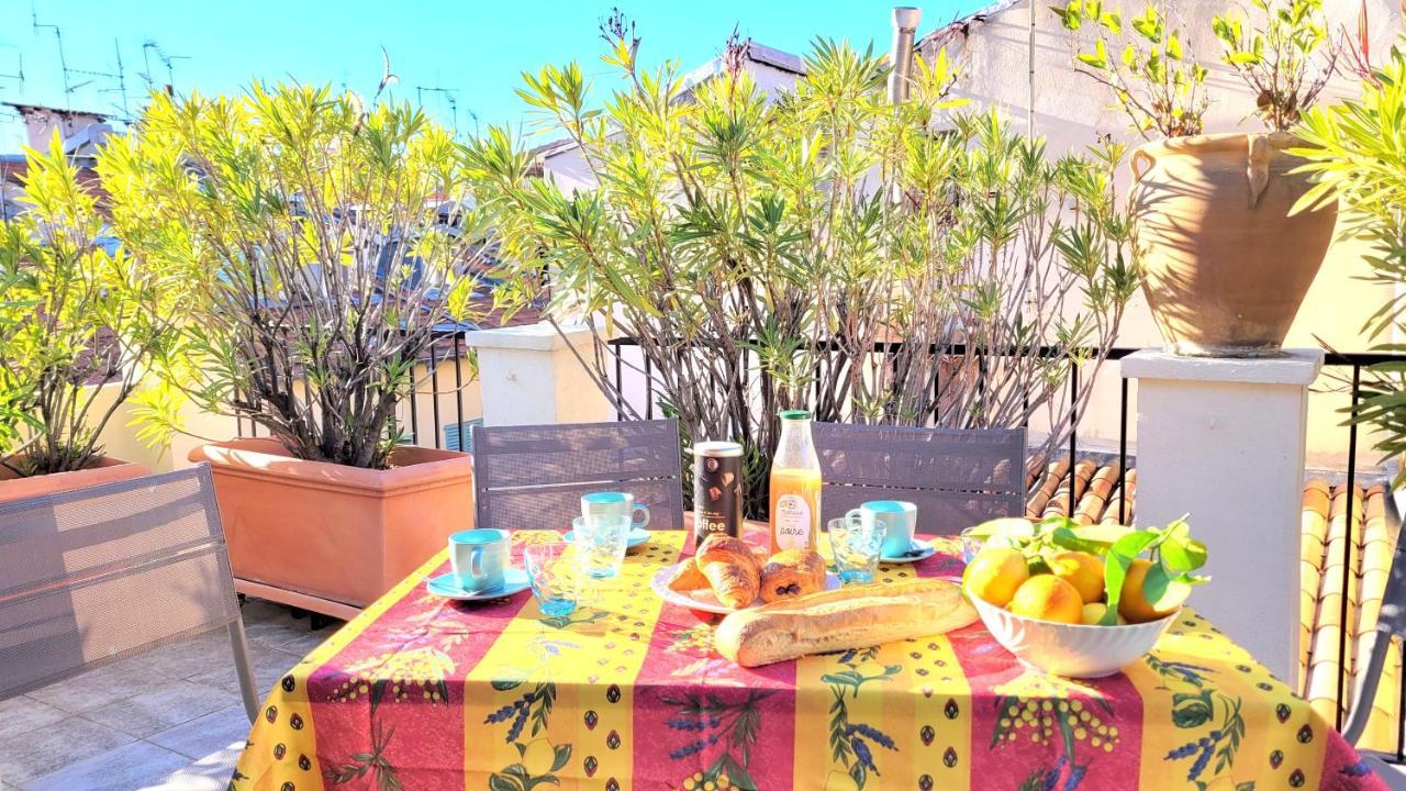 Ze Perfect Place - Appartement De Charme Nicois - 2 Chb & 2 Sdb - Ac - Terrasse - Vieux Nice Luaran gambar